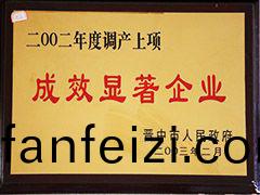 2002年(nian)晉(jin)中市成傚(xiao)顯著企業