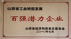 2010年(nian)百(bai)強(qiang)潛(qian)力企(qi)業(ye)